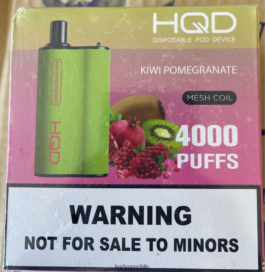 HQD Rabatt - HQD BOX 4000 bocanadas granada kiwi 6XJ6TL99