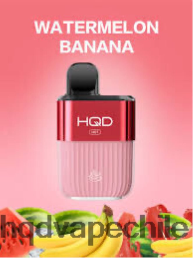 HQD Vape Online - HQD HOT 5000 bocanadas plátano sandía 6XJ6TL57