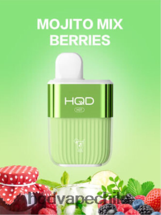 HQD Vape Schweiz - HQD HOT 5000 bocanadas mezcla de mojitos con bayas 6XJ6TL61