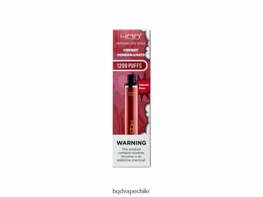 HQD Switzerland - HQD CUVIE PLUS vaporizador desechable granada cereza 6XJ6TL152