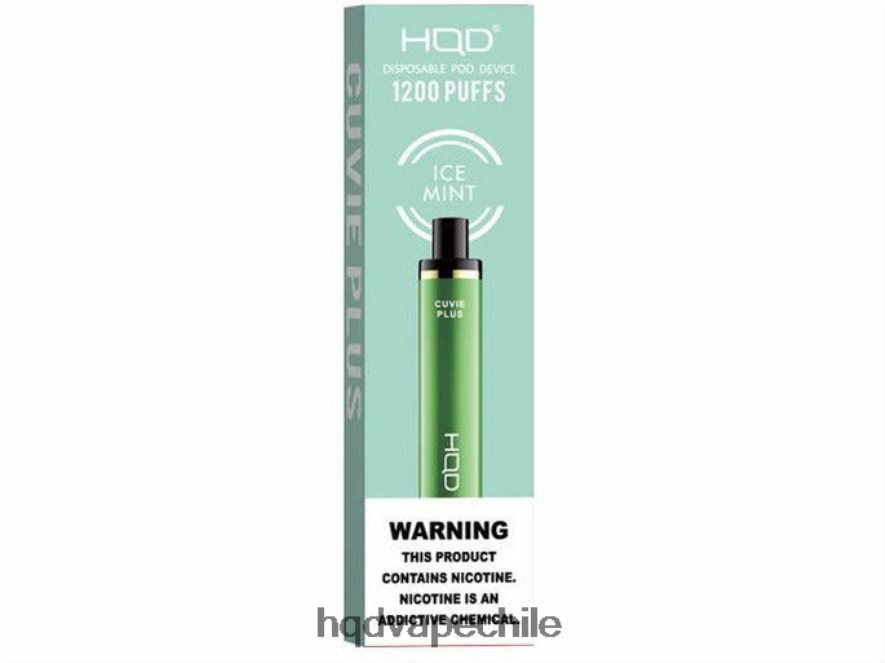 HQD Switzerland - HQD CUVIE PLUS vaporizador desechable menta helada 6XJ6TL202