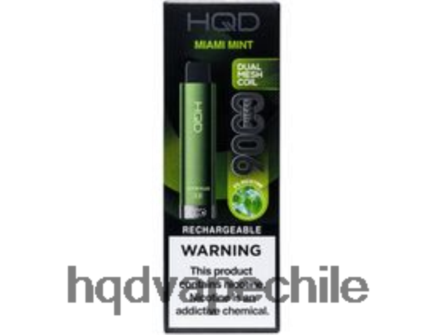 HQD Vape Online Bestellen Buy - HQD CUVIE PLUS 2.0 desechable menta de miami 6XJ6TL286