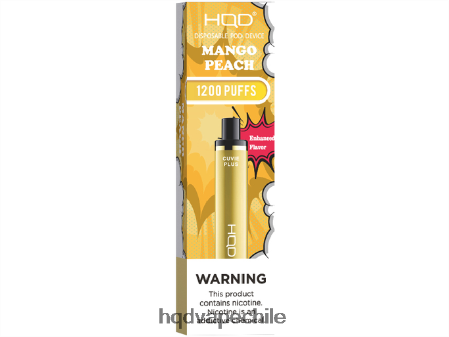 HQD Vape Online - HQD CUVIE PLUS vaporizador desechable durazno mango 6XJ6TL217