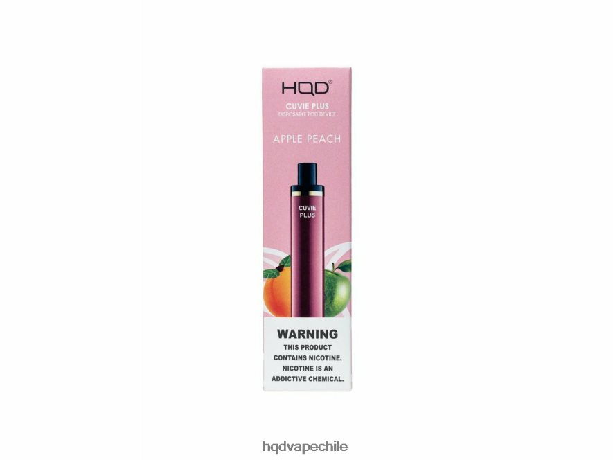HQD Vape Online - HQD CUVIE PLUS vaporizador desechable durazno manzana 6XJ6TL127