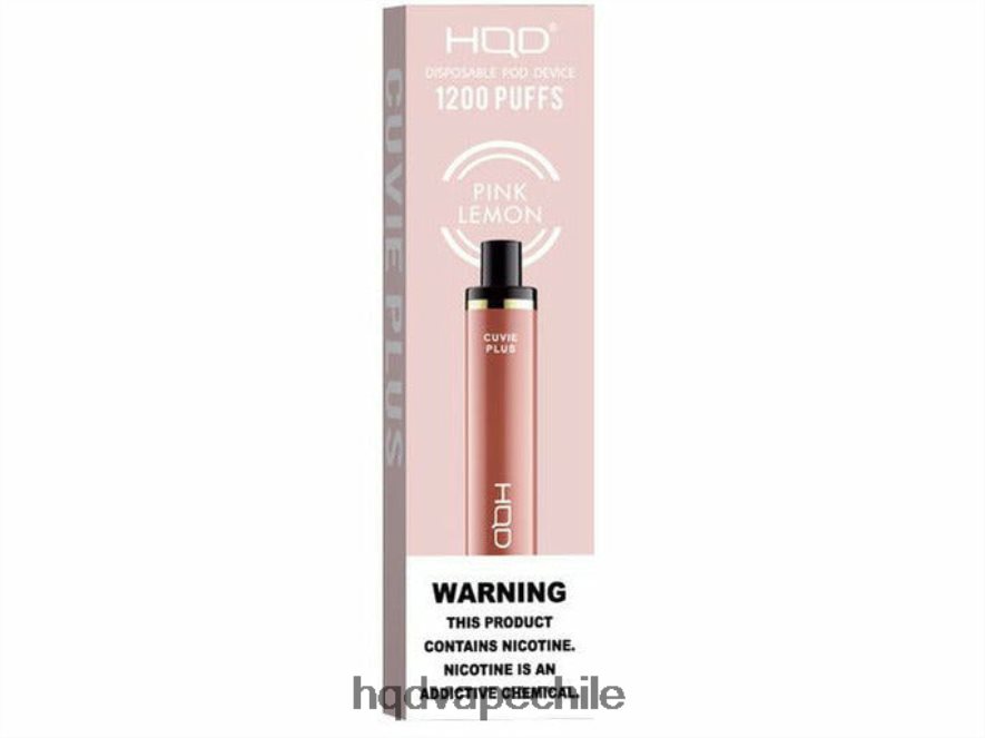 HQD Vape Online - HQD CUVIE PLUS vaporizador desechable limon rosa 6XJ6TL237