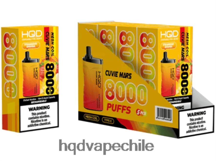 HQD Vape Online Kaufen - HQD CUVIE MARS desechable Fresa plátano 6XJ6TL255