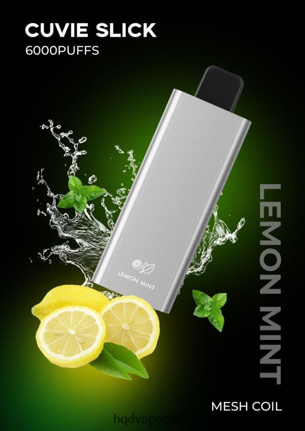 HQD Vape Online Kaufen - HQD CUVIE SLICK 6000 bocanadas menta limón resbaladiza 6XJ6TL35