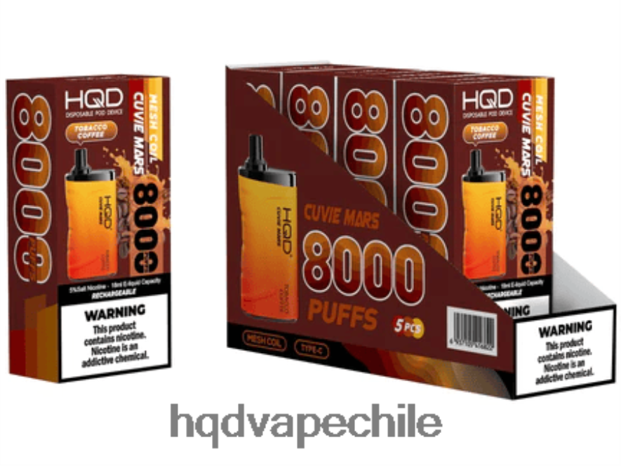 HQD Vape Online Shop - HQD CUVIE MARS desechable cafe tabaco 6XJ6TL264
