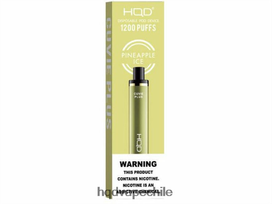 HQD Vape Online Shop - HQD CUVIE PLUS vaporizador desechable hielo de piña 6XJ6TL234