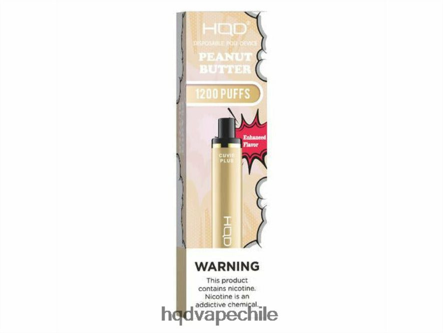 HQD Vape Schweiz - HQD CUVIE PLUS vaporizador desechable mantequilla de maní 6XJ6TL231