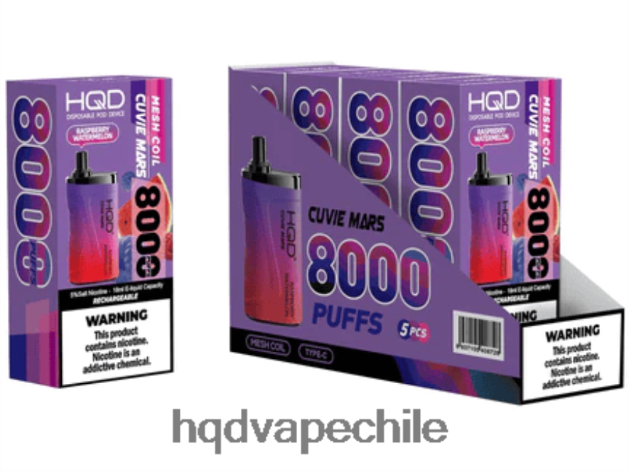HQD Vape Zürich - HQD CUVIE MARS desechable sandía frambuesa 6XJ6TL243