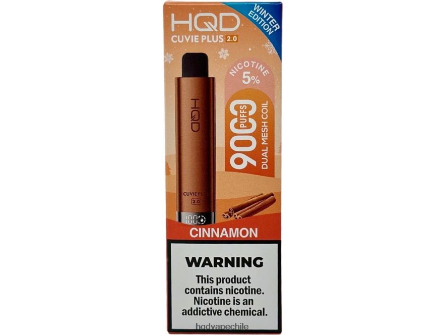 HQD Vape Zürich - HQD CUVIE PLUS 2.0 (edición de invierno) canela 6XJ6TL273