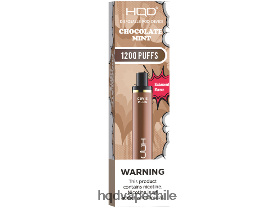 HQD Vape Zürich - HQD CUVIE PLUS vaporizador desechable chocolate con menta 6XJ6TL153