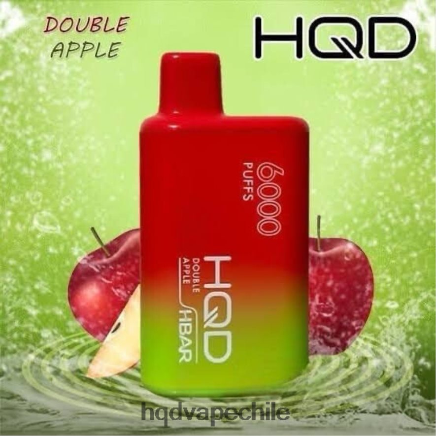 HQD Rabatt - HQD HBAR 6000 bocanadas manzana doble 6XJ6TL49