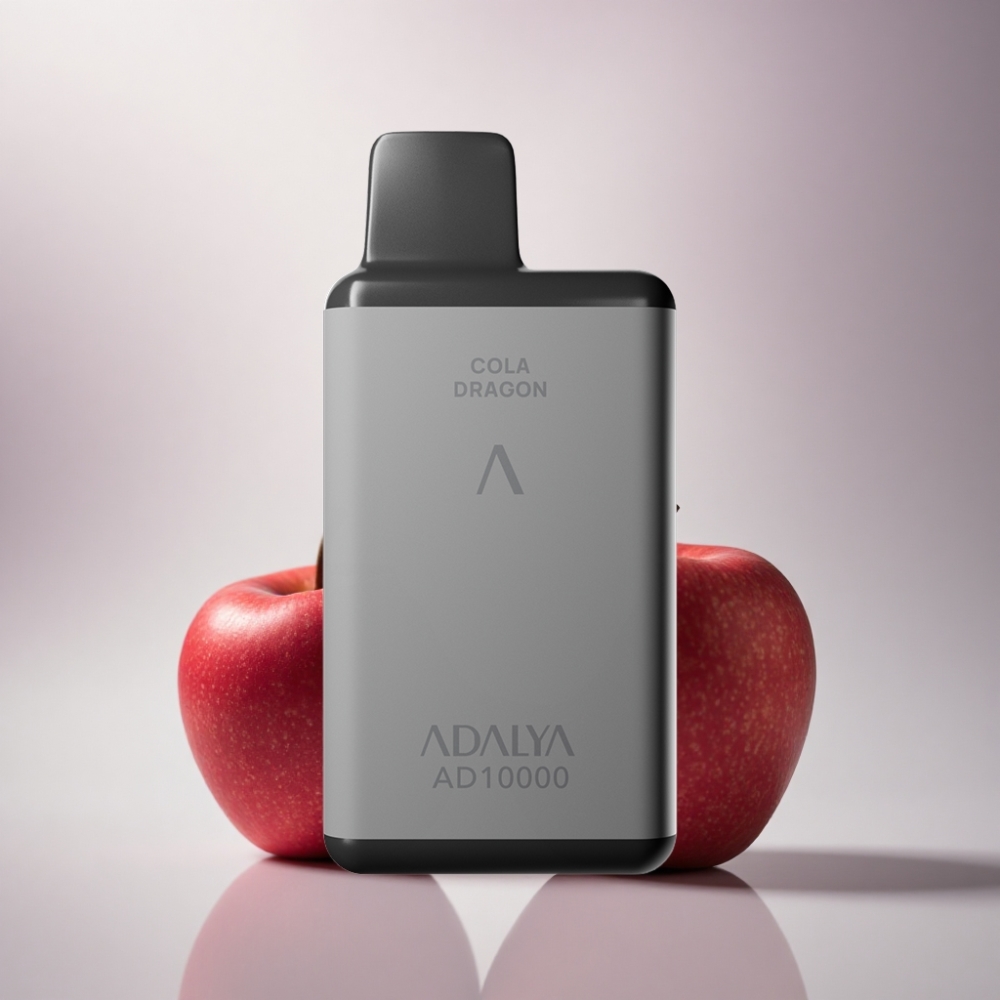 Adalya AD 10000 Puffs Las Dos Manzanas Gris Espacial 14ml 2% Nicotina 650mAh