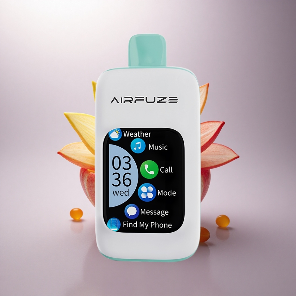 AirFuze Smart 30000 Puffs Explosión Frutal del Arcoíris con Pantalla Táctil y 5% Nicotina