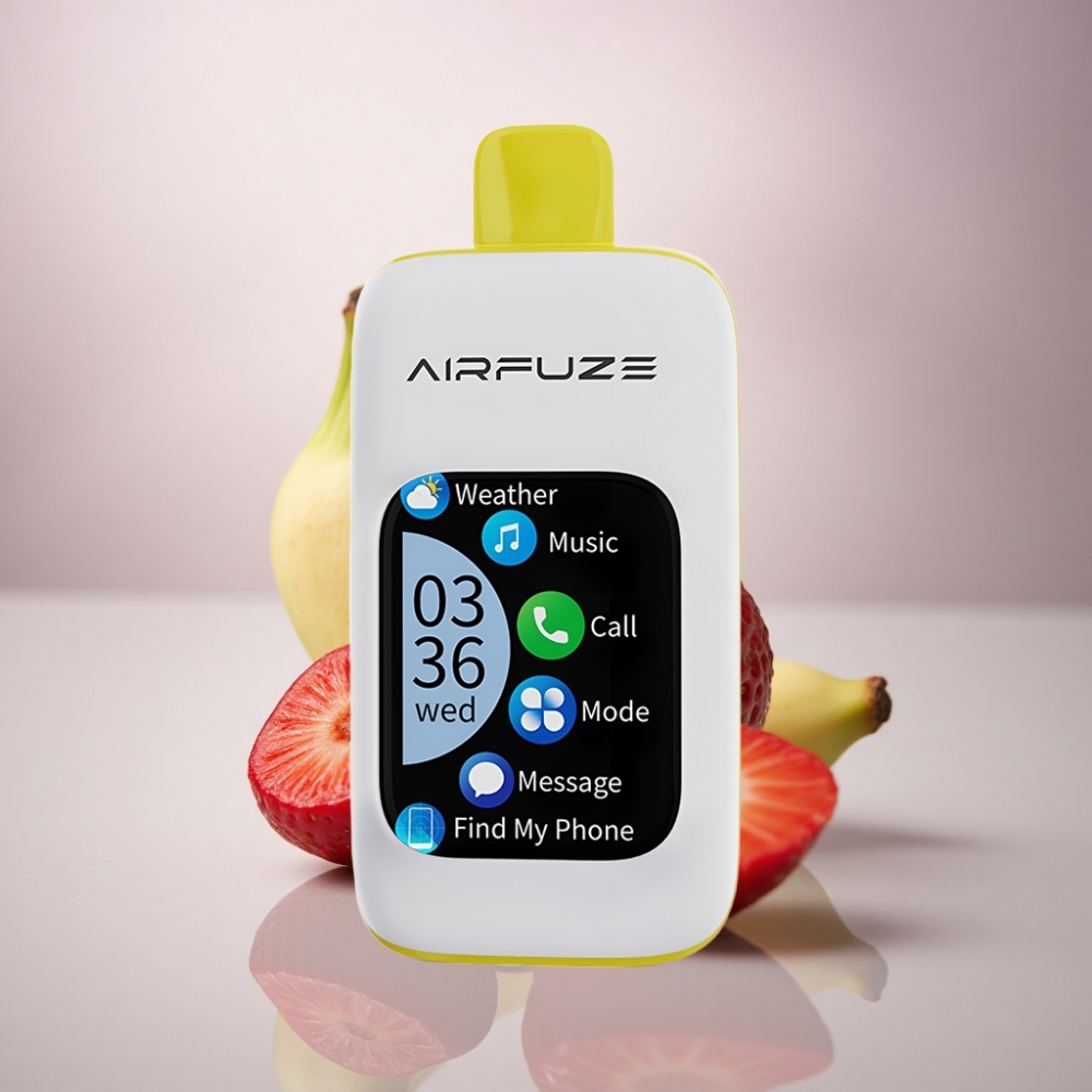 AirFuze Smart 30000 Puffs Fresa Plátano 5% Nicotina 900mAh