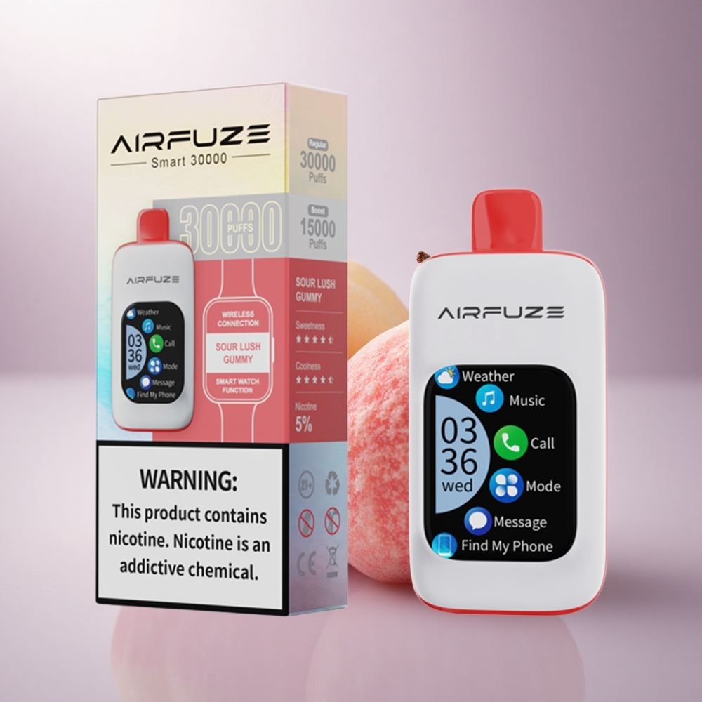 AirFuze Smart 30000 Puffs Gomita Ácida Lush 5% Nicotina 900mAh