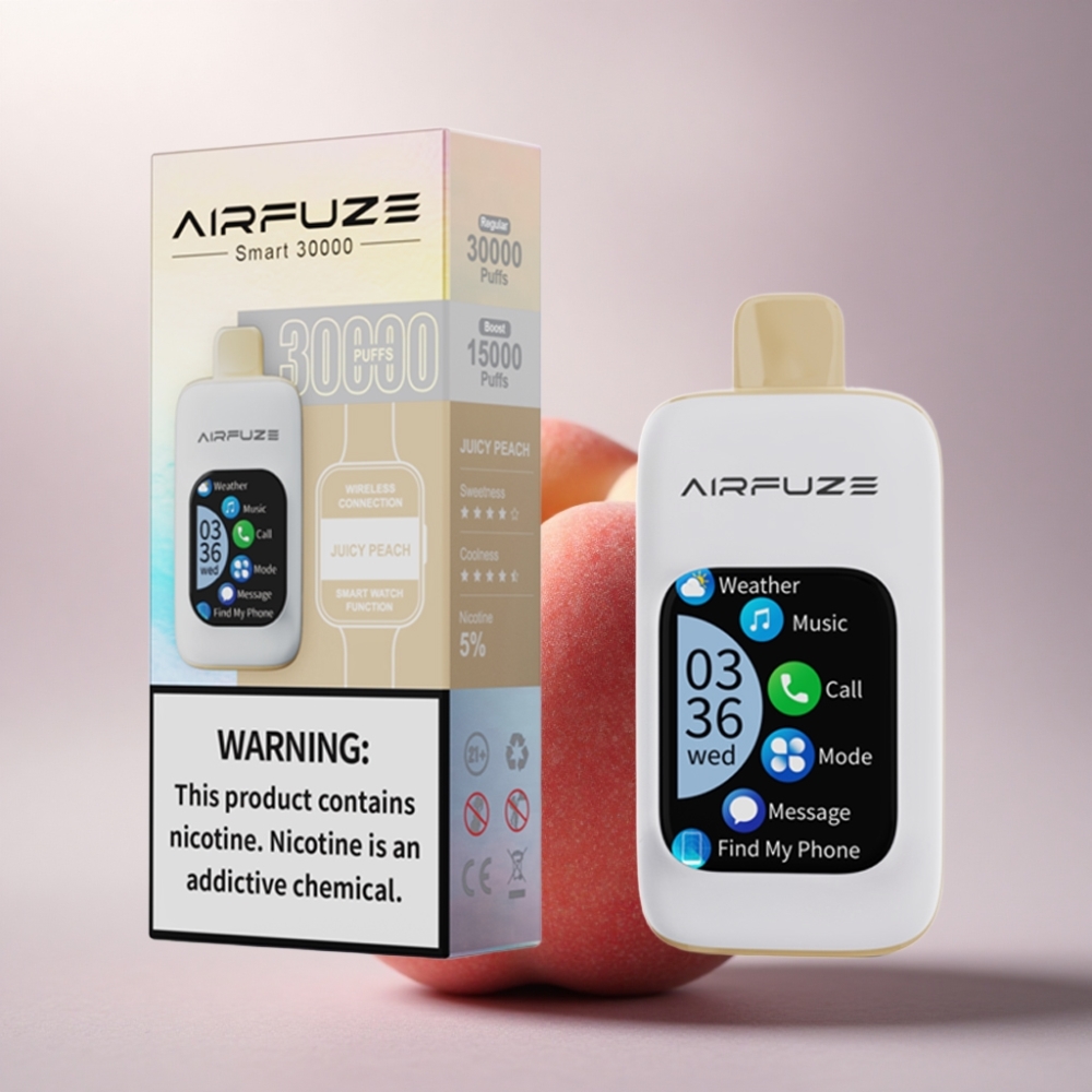 AirFuze Smart 30000 Puffs Melocotón Jugoso 5% Nicotina 900mAh