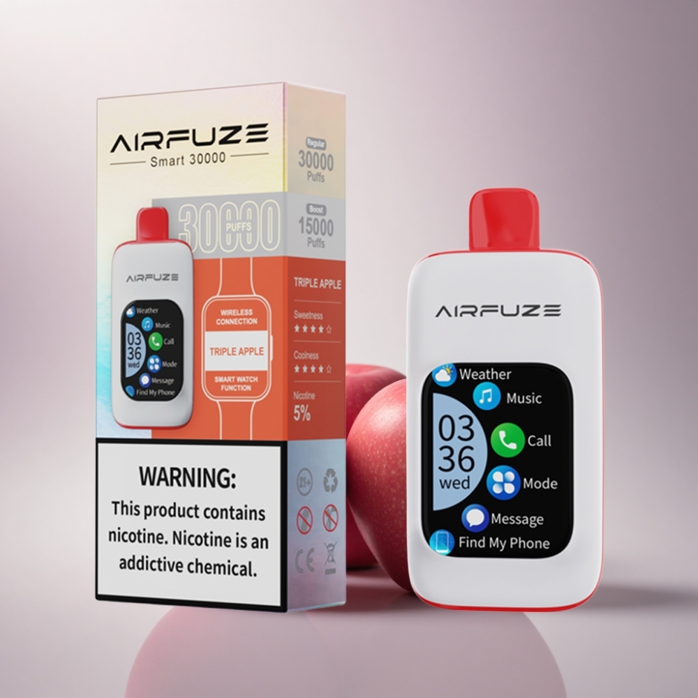 AirFuze Smart 30000 Puffs Triple Manzana 5% Nicotina 900mAh