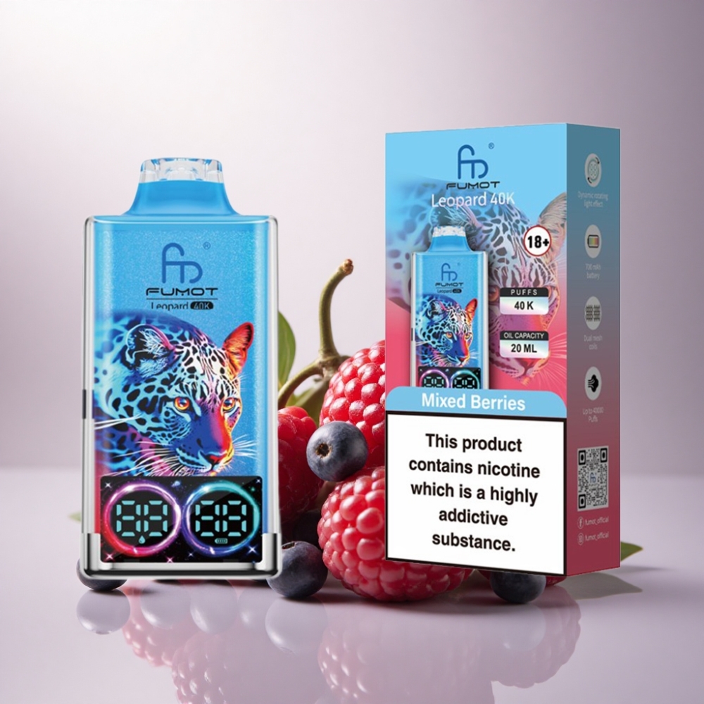 Fumot Leopard 40K Puffs Bayas Mixtas 5% Nicotina 700mAh