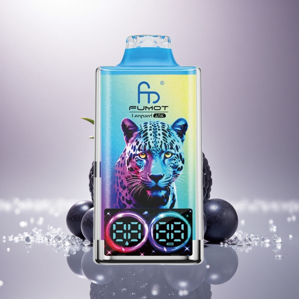 Fumot Leopard 40K Puffs Dragón Negro Hielo 5% Nicotina 700mAh