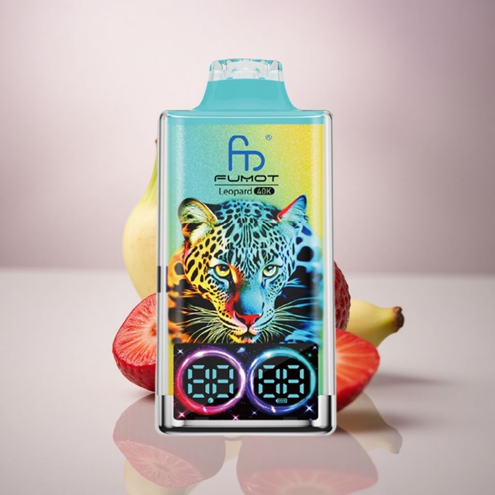 Fumot Leopard 40K Puffs Fresa Plátano 5% Nicotina 700mAh