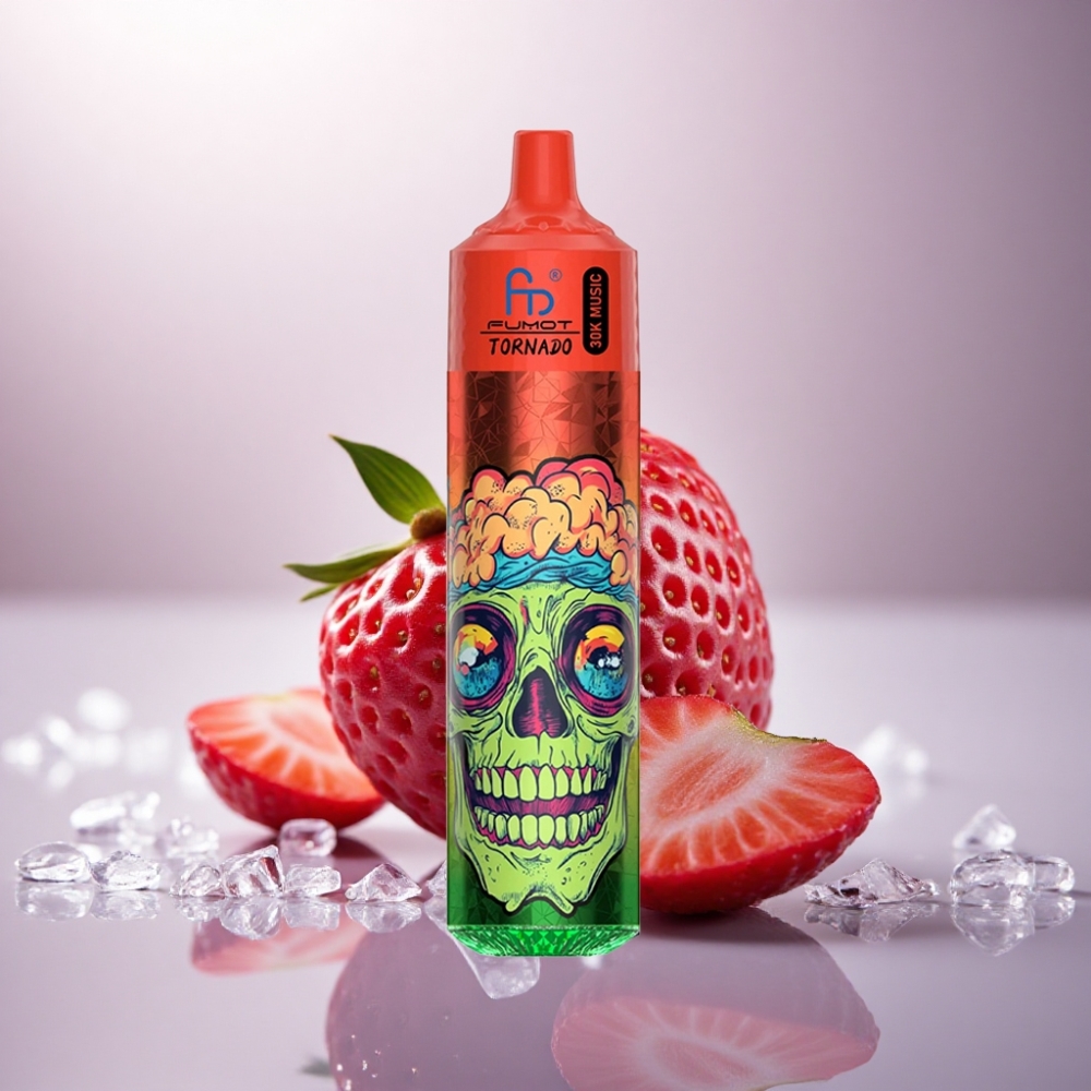 Fumot Randm Tornado 30000 Puffs Helado de Fresa y Bayas con 5% de Nicotina y 600mAh
