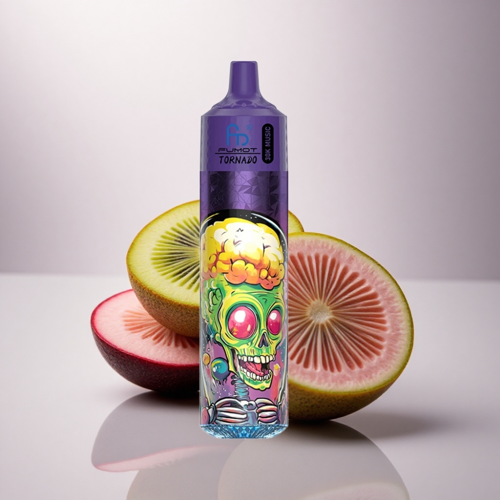 Fumot Randm Tornado 30000 Puffs Maracuyá Guayaba Kiwi con 5% de nicotina y 600mAh