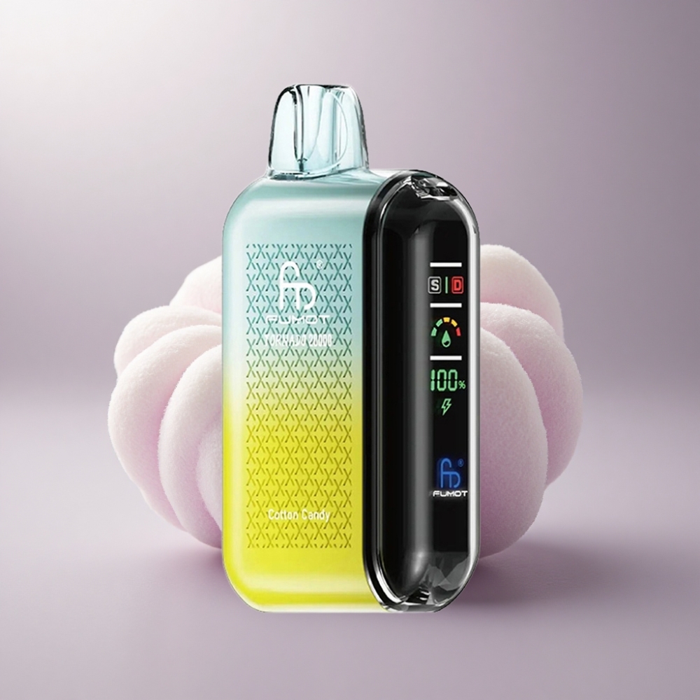 Fumot Tornado 20000 Puffs Algodón de Azúcar con Dual Mesh y 850mAh