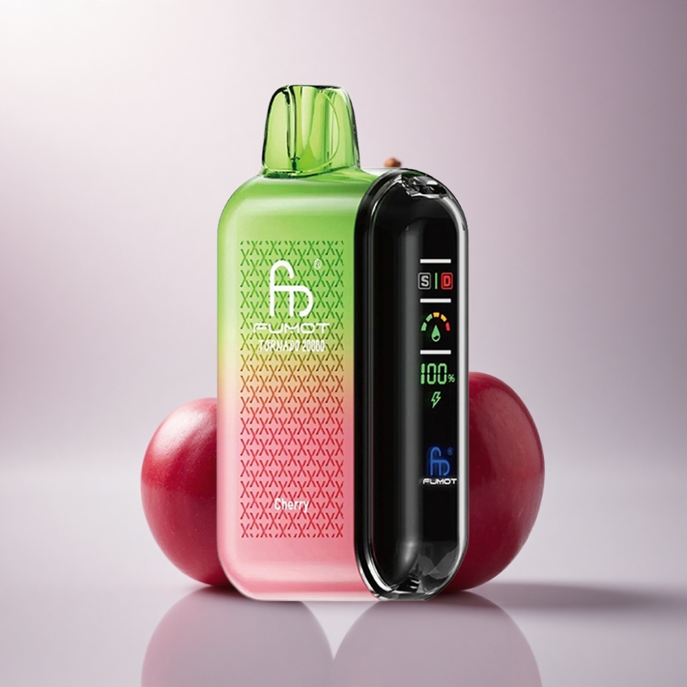 Fumot Tornado 20000 Puffs Cereza Dual Malla 20ml 850mAh