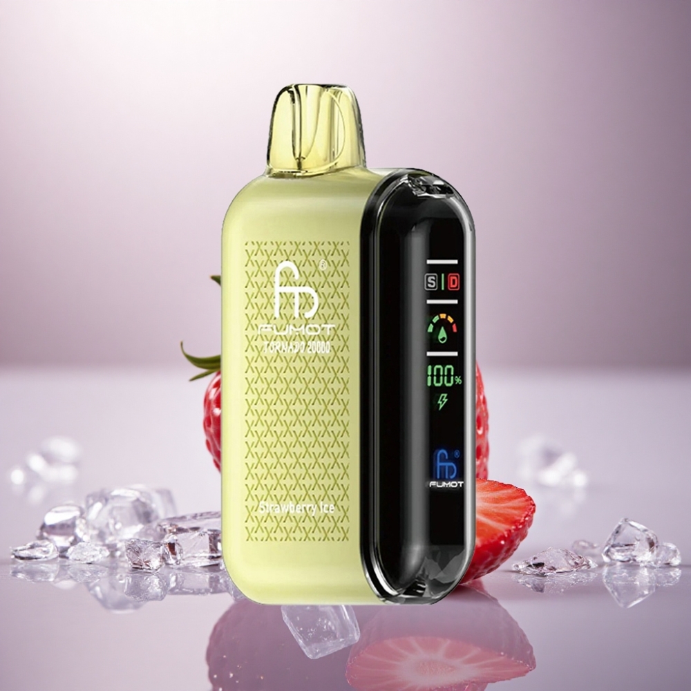 Fumot Tornado 20000 Puffs Fresa Helada con Dual Mesh y 2% Nicotina