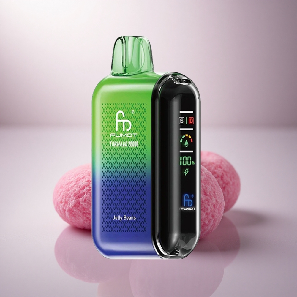 Fumot Tornado 20000 Puffs Frijoles Dulces con Dual Mesh y 850mAh
