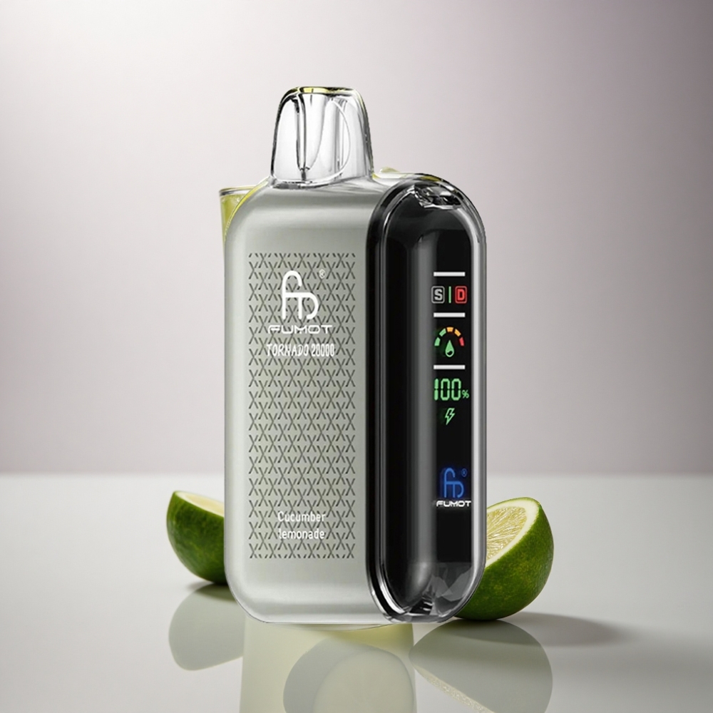 Fumot Tornado 20000 Puffs Limón Pepino con 2% Nicotina y 850mAh