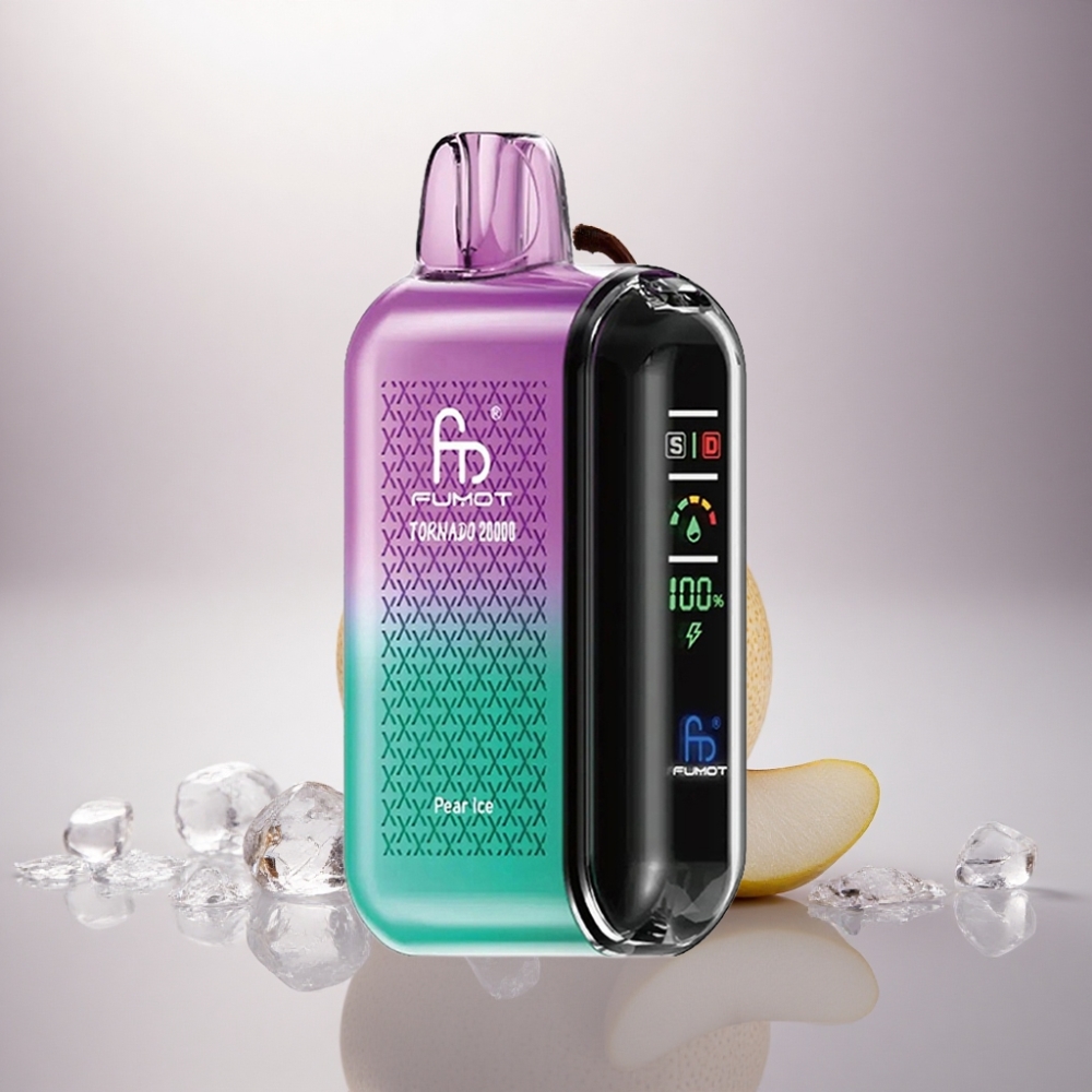 Fumot Tornado 20000 Puffs Pera Hielo Dual Mesh 850mAh
