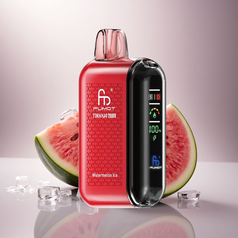 Fumot Tornado 20000 Puffs Sandía Hielo con Dual Mesh y 850mAh