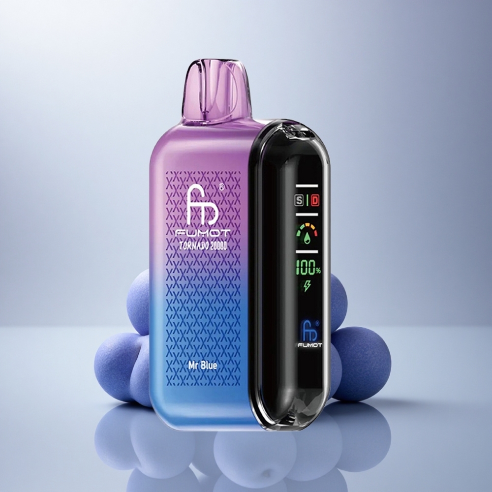 Fumot Tornado 20000 Puffs Señor Azul Dual Malla 20ml