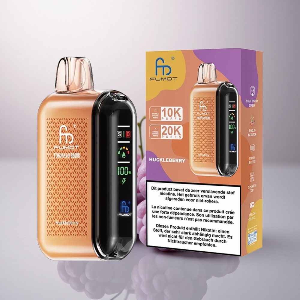 Fumot Tornado 20000 Puffs Zarzamora Dual Malla 850mAh