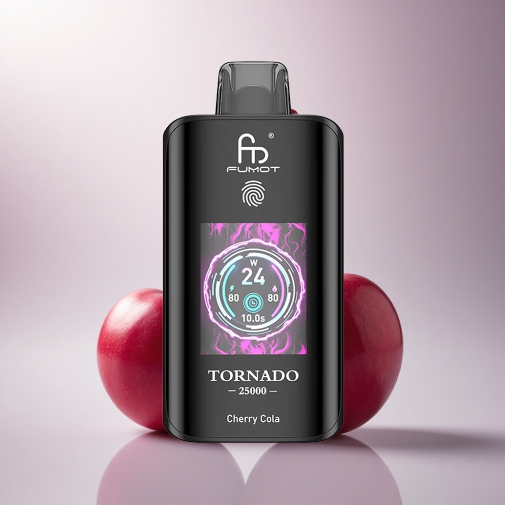 Fumot Tornado 25000 Puffs Cherry Cola HD 700mAh 20ml Nicotina