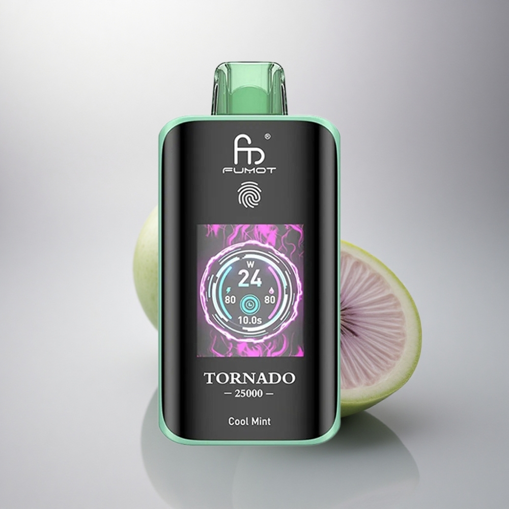 Fumot Tornado 25000 Puffs Menta Fresca HD Pantalla 700mAh