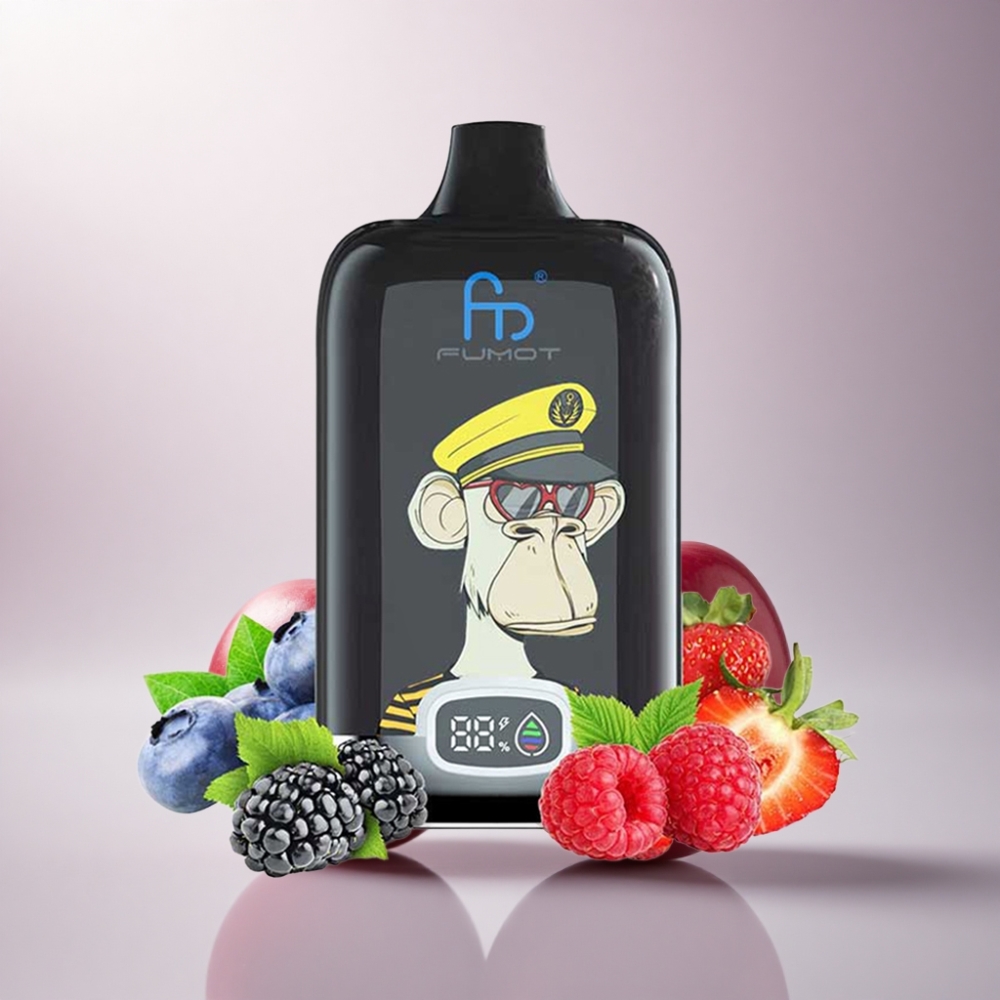 Fumot Tornado Digital Box 12000 Puffs Cereza Tornado Digital 20ml 550mAh