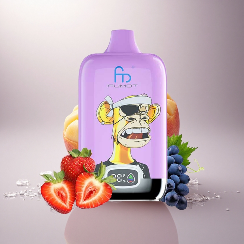 Fumot Tornado Digital Box 12000 Puffs Mango en Hielo con 550mAh y 20ml