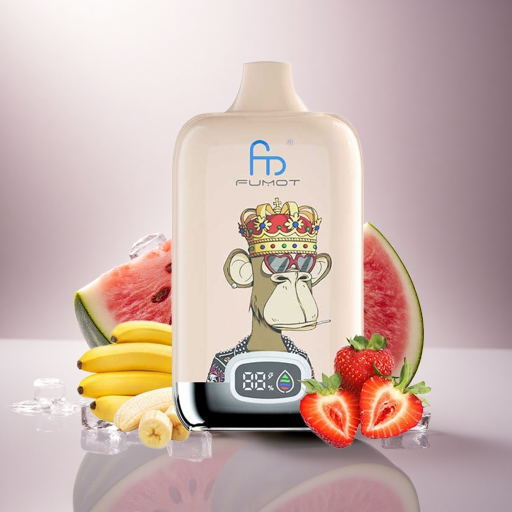 Fumot Tornado Digital Box 12000 Puffs Sandía Hielo con 20ml y 550mAh