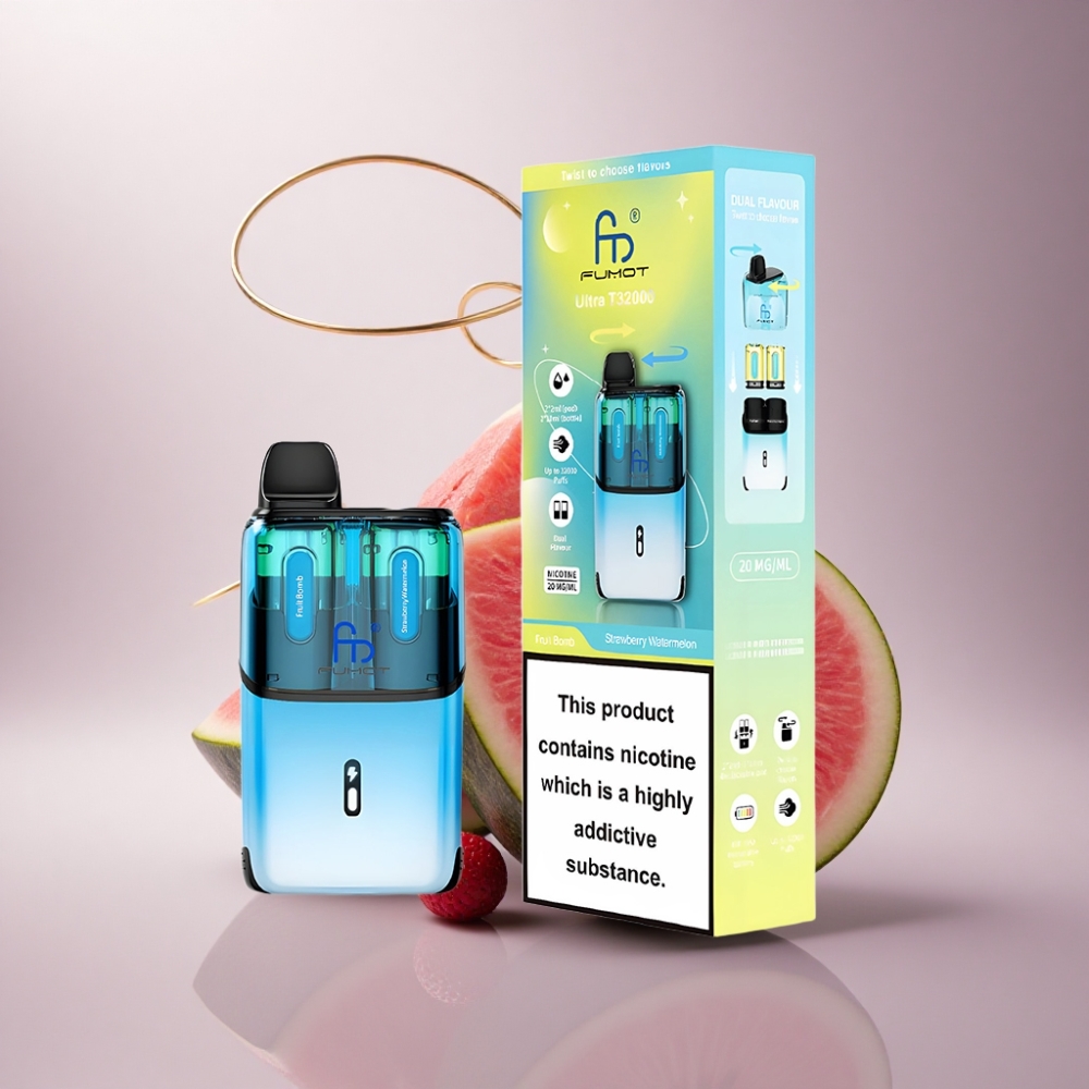 Fumot Ultra T32000 Puffs Bomba de Fruta - Fresa Sandía con 20mg de Nicotina y 800mAh
