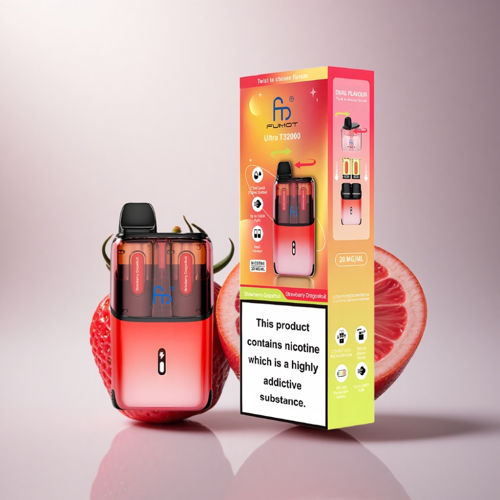 Fumot Ultra T32000 Puffs Fresa Pomelo Rosa - Fresa Pitahaya con 20mg de nicotina y 800mAh