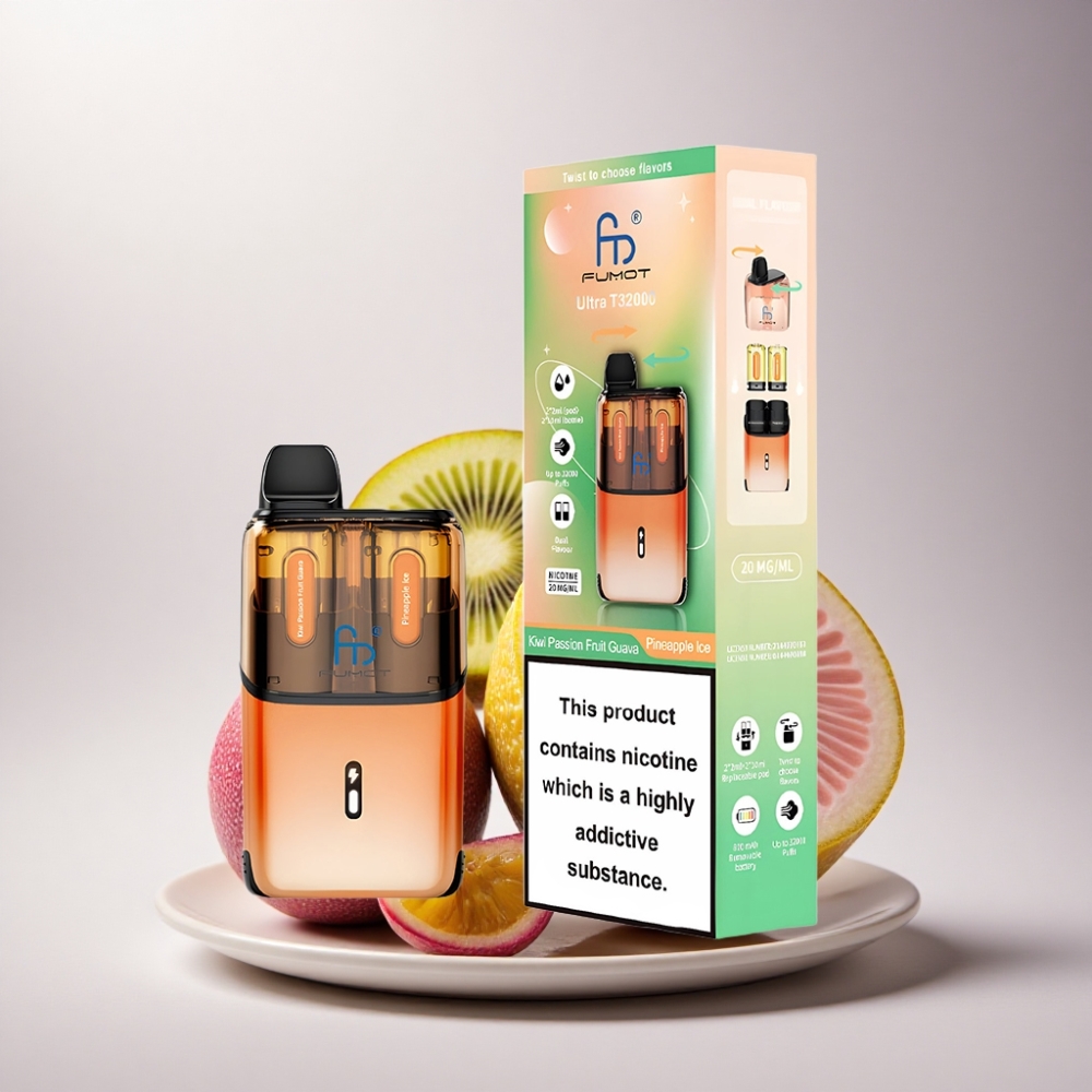 Fumot Ultra T32000 Puffs Kiwi Maracuyá Guayaba - Piña Hielo con 20mg de nicotina y 800mAh