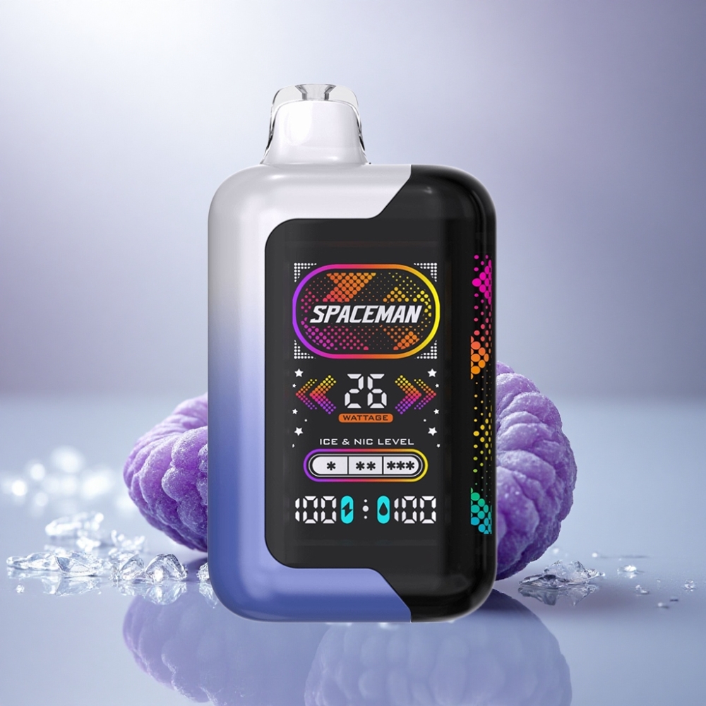 SMOK SPACEMAN SP40000 Puffs Azul Frambuesa Hielo 20ml 50mg Nicotina