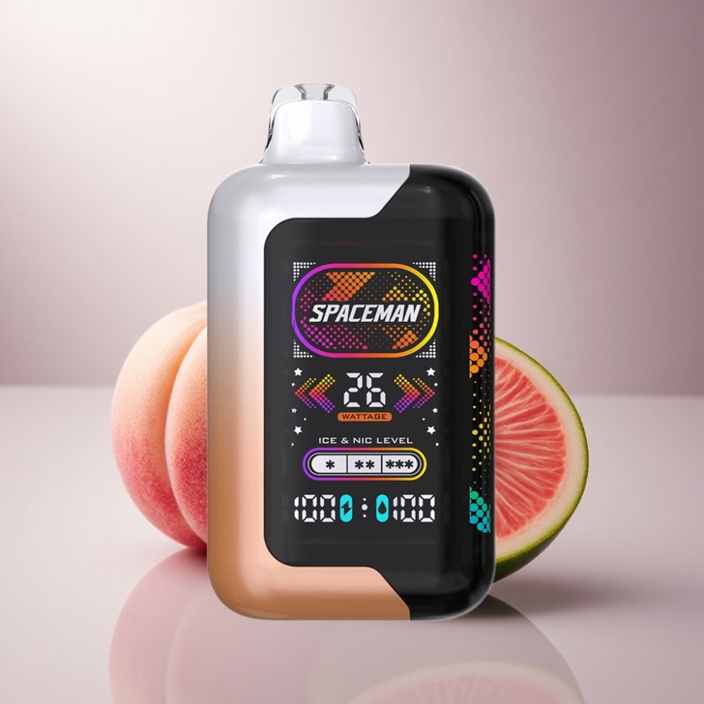 SMOK SPACEMAN SP40000 Puffs Melocotón Jugoso Sandía 1000mAh 50mg nicotina