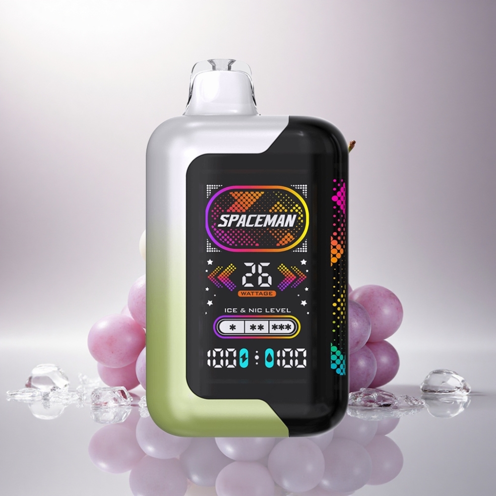 SMOK SPACEMAN SP40000 Puffs Uva Blanca Hielo 1000mAh 50mg Nicotina