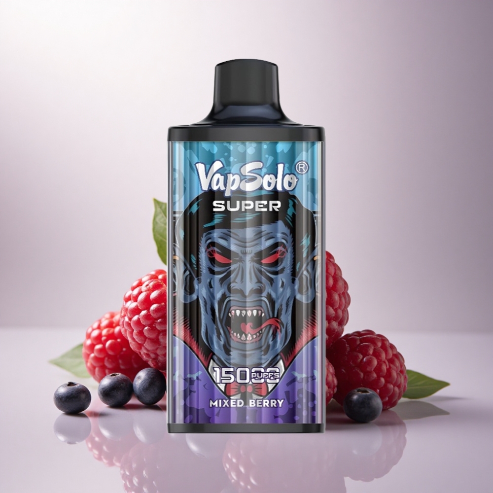 Vapsolo Super 15000 Puffs Bayas Mixtas 40ml 850mAh Tipo-C